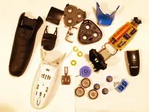 Philips HQ6970 Demontage (Gehäuse, Platine, Motor, Getriebe)