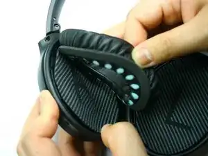 Bose QuietComfort 35 Ohrpolster und Gewebeabdeckung tauschen