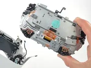 Display- und Objektiv-Baugruppe