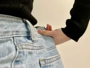 Eine Jeans enger nähen
