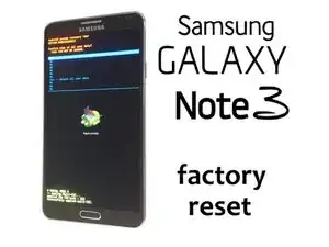 Samsung Galaxy Note 3 - Auf Werkseinstellung zurücksetzen