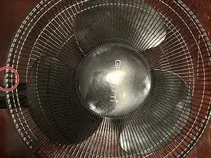 GRAVITTI 16" 3 SPEED OSCILLATING STAND FAN Repair