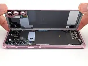 Samsung Galaxy S20  Rückabdeckung ausbauen