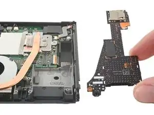 Tochterplatine des Game-Card-Lesers