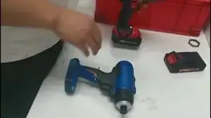 Remove the top shell and separate the motor from the gearbox.