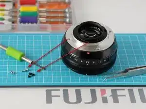 Fujinon XF 18mm F2 lens Disassembly